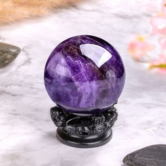 Lepidolite Sphere